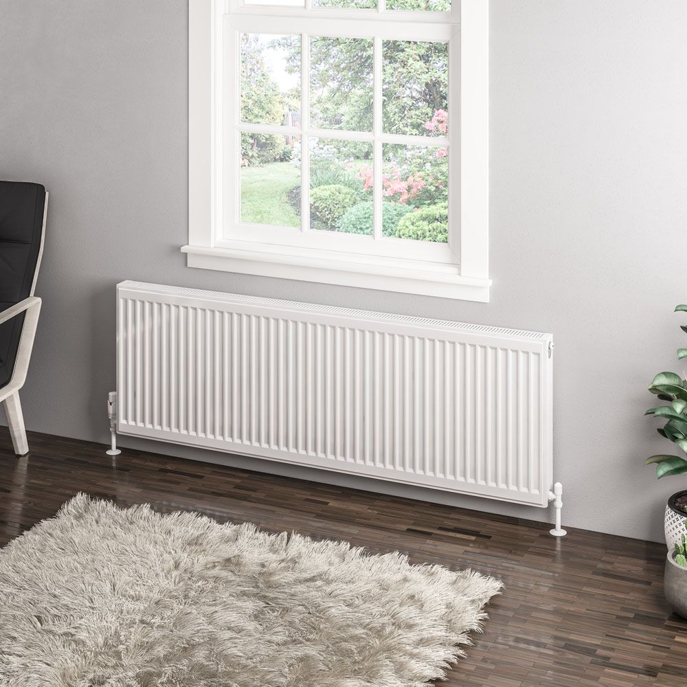 Eastbrook Type 11 Compact Panel Radiator 600mm x 1600mm - Gloss White - 25.0059 - TAP 'N' SHOWER