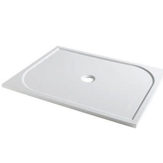 Eastbrook Vanguard 25 Rectangular Slimline Shower Tray 1600mm x 800mm - White - 51.067 - TAP 'N' SHOWER