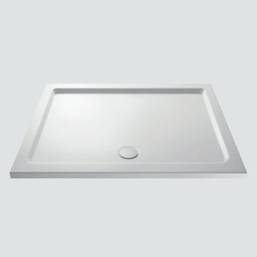 Eastbrook Vantage Low Profile Rectangular Shower Tray 1400mm x 800mm - White - 48.1025 - TAP 'N' SHOWER
