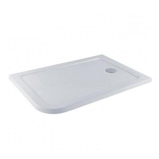 Eastbrook Volente Curved Corner LH Shower Enclosure Tray 1200mm x 800mm - 158.602 - TAP 'N' SHOWER