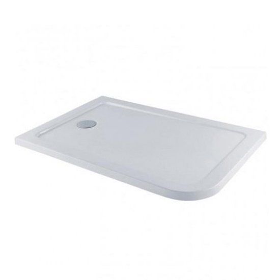 Eastbrook Volente Curved Corner RH Shower Enclosure Tray 1200mm x 800mm - 158.603 - TAP 'N' SHOWER