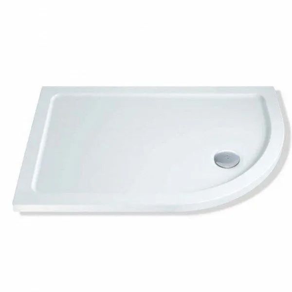 Eastbrook Volente Right Hand Offset Quadrant Shower Tray 1200mm x 900mm - White - 158.072 - TAP 'N' SHOWER