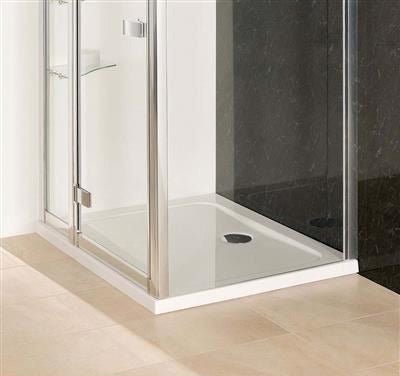 Eastbrook Volente Rectangular Shower Tray 1100mm x 700mm - White - 158.629 - TAP 'N' SHOWER