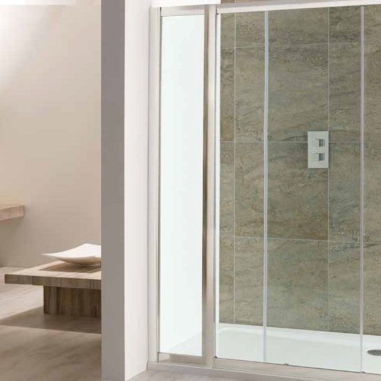 Eastbrook Volente Shower Enclosure In Line Panel 300mm - Clear Glass - 58.010 - TAP 'N' SHOWER