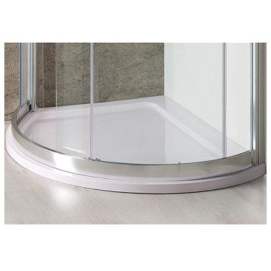 Eastbrook Volente Spacesaver Offset Quadrant Shower Tray Right Handed - White - 158.731 - TAP 'N' SHOWER