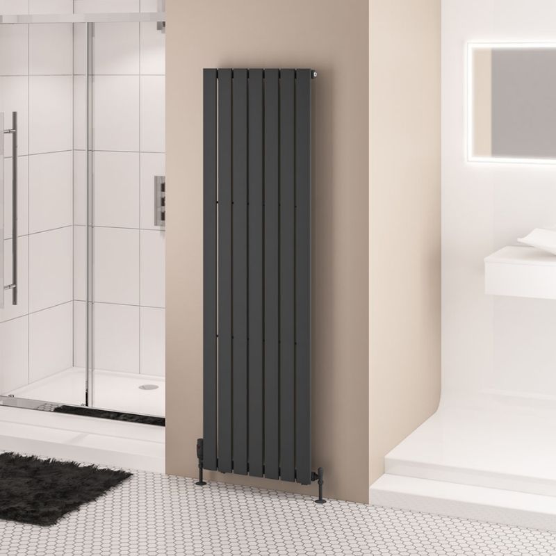 Eastbrook Warrington Type 10 Vertical Radiator 1800mm x 528mm - Matt Anthracite - 41.0515 - TAP 'N' SHOWER