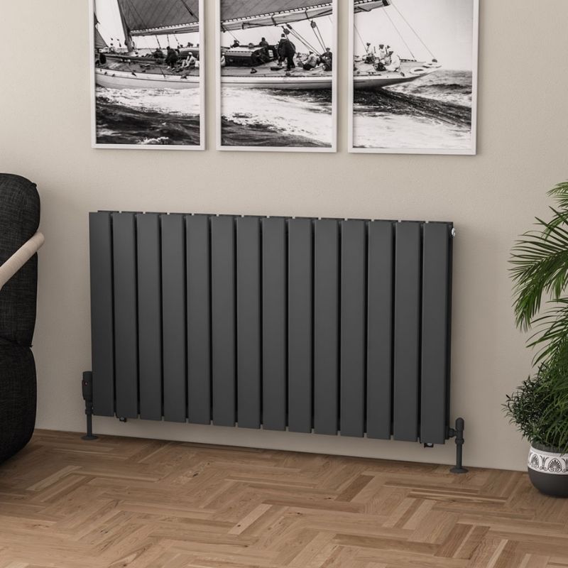 Eastbrook Warrington Type 20 Vertical Radiator 600mm x 1064mm - Matt Anthracite - 41.0560 - TAP 'N' SHOWER