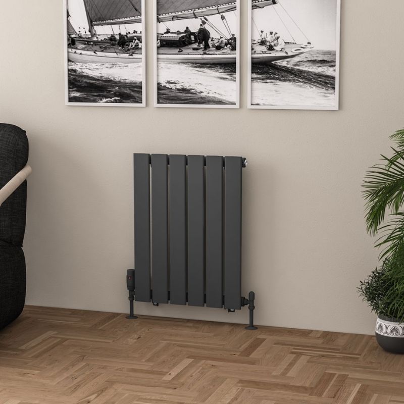 Eastbrook Warrington Type 10 Vertical Radiator 600mm x 452mm - Matt Anthracite - 41.0521 - TAP 'N' SHOWER
