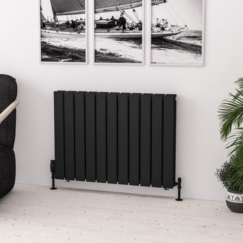 Eastbrook Warrington Type 20 Vertical Radiator 600mm x 836mm - Matt Black - 41.0558 - TAP 'N' SHOWER
