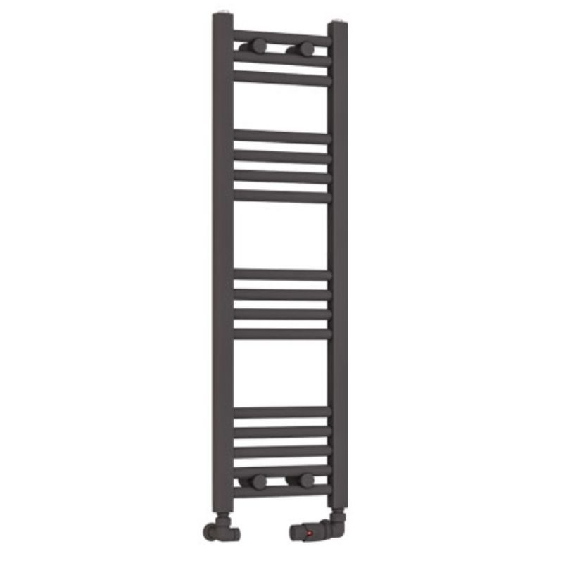 Eastbrook Wendover Straight Ladder Radiator 1000mm x 300mm - Matt Anthracite - 41.0640 - TAP 'N' SHOWER