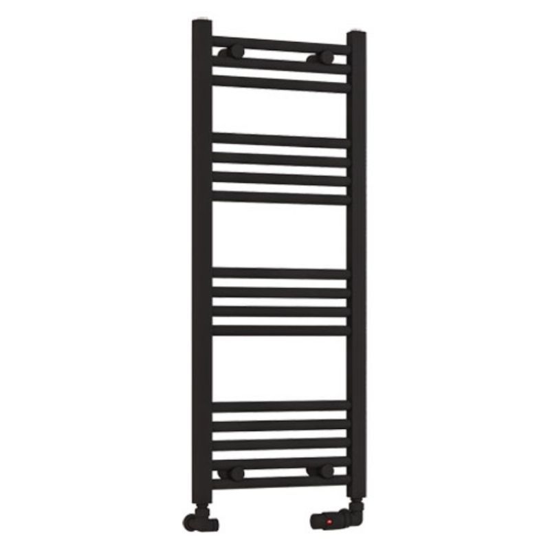 Eastbrook Wendover Straight Ladder Radiator 1000mm x 400mm - Matt Black - 41.0674 - TAP 'N' SHOWER