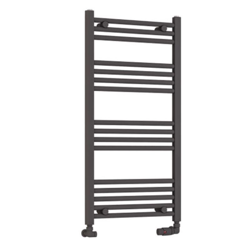 Eastbrook Wendover Straight Ladder Radiator 1000mm x 500mm - Matt Anthracite - 41.0642 - TAP 'N' SHOWER