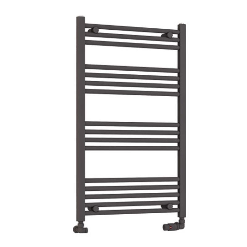 Eastbrook Wendover Straight Ladder Radiator 1000mm x 600mm - Matt Anthracite - 41.0643 - TAP 'N' SHOWER