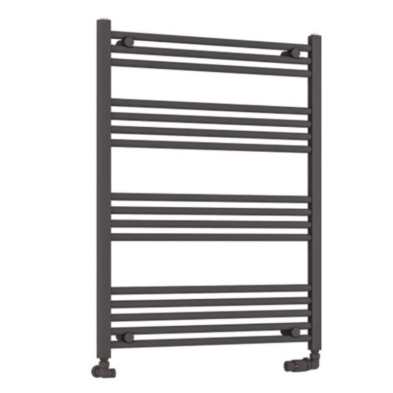 Eastbrook Wendover Straight Ladder Radiator 1000mm x 750mm - Matt Anthracite - 41.0644 - TAP 'N' SHOWER