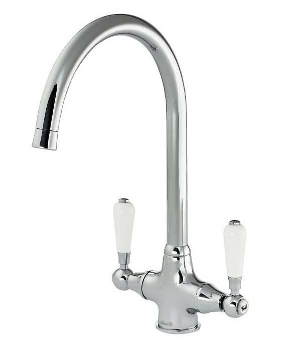 Reginox Traditional Elbe Kitchen Tap - Chrome - ELBE CH - TAP 'N' SHOWER