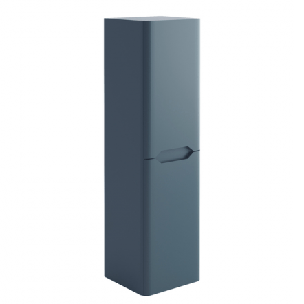 Scudo Ella Wall Mounted Tall Boy Unit 350mm x 1400mm x 330mm - Blue - ELLA - TALLBOY - BLUE - TAP 'N' SHOWER