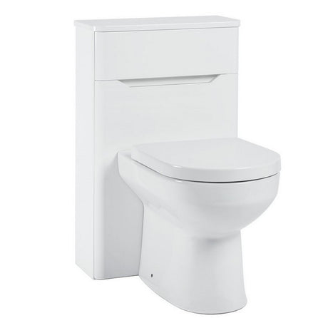 Scudo Ella Floorstanding WC Unit 500mm - White - ELLA - WCUNIT - WHITE - TAP 'N' SHOWER