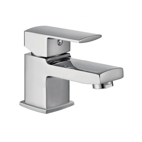 Oakham Paron Mini Basin Mixer Tap - Lever Handle - With Click Waste - Chrome - TAP 'N' SHOWER