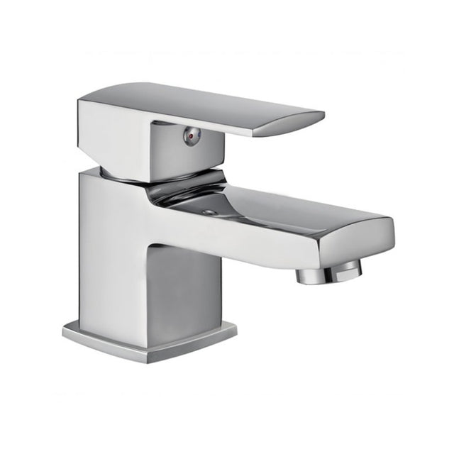 Oakham Paron Mini Basin Mixer Tap - Lever Handle - With Click Waste - Chrome - TAP 'N' SHOWER