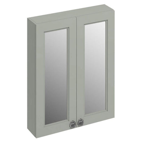 Burlington Olive 2 Door Mirror Cabinet 600mm - F6MO - TAP 'N' SHOWER