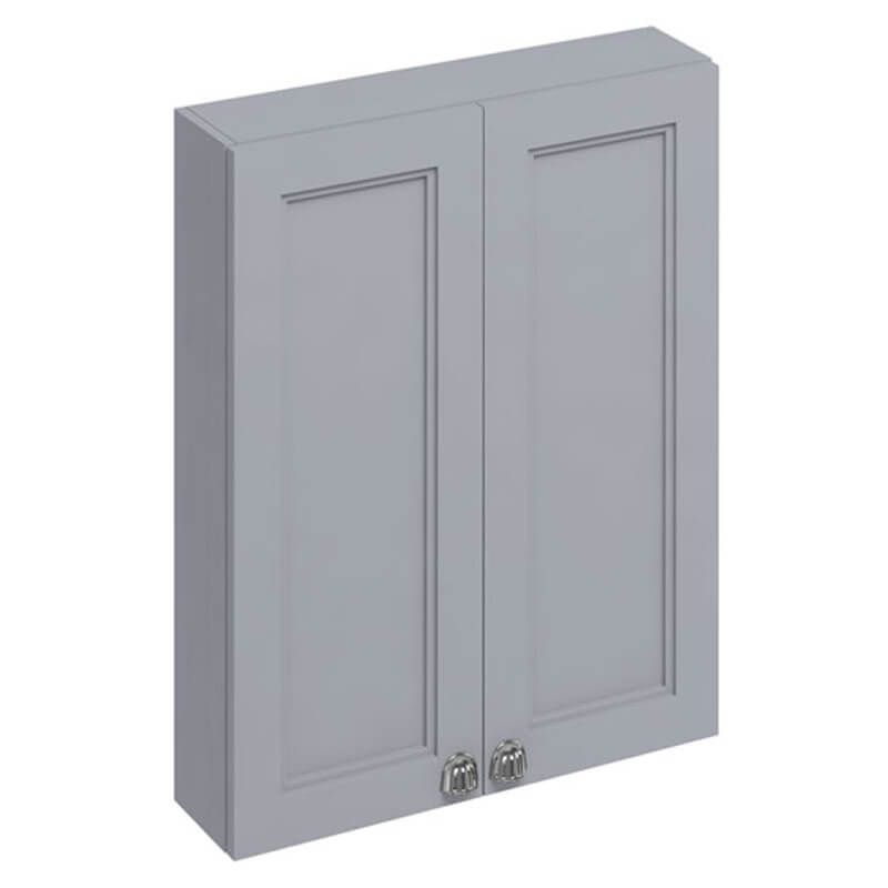 Burlington Grey 2 Door Wall Unit 600mm - F6WG - TAP 'N' SHOWER