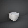 RAK Feeling Soft Close Toilet Seat and Cover - Matt White - FEESEAT500 - TAP 'N' SHOWER