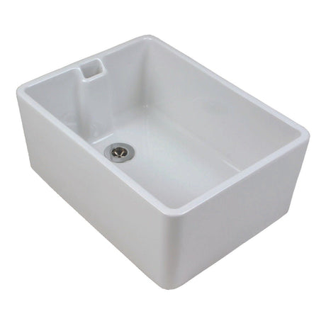 Twyford Belfast Sink 610x455x255 Plain - White - FC1271WH - TAP 'N' SHOWER