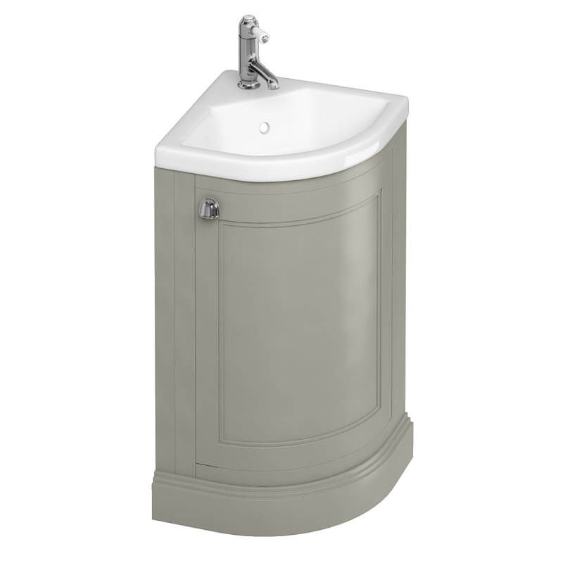 Burlington White Corner Basin 430mm - FC7BB - TAP 'N' SHOWER