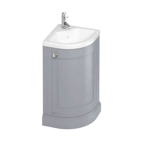Burlington Grey Freestanding Corner 1 Door Vanity Unit ONLY 430mm - FC7G - TAP 'N' SHOWER