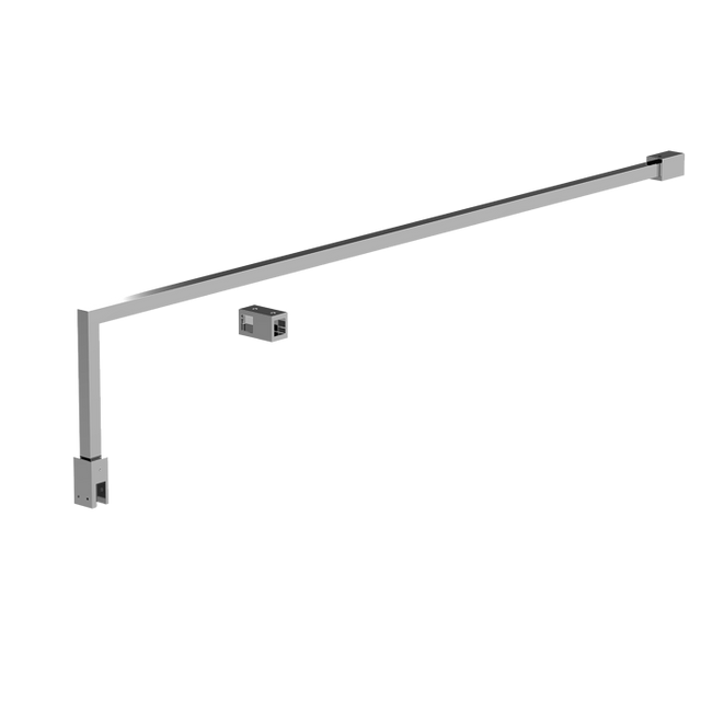 Nuie Polished Chrome Contemporary Wetroom Screen Support Arm - FIX023