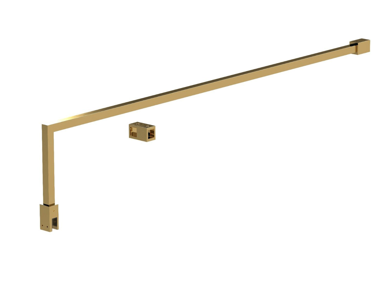 Hudson Reed Wetroom Screen Support Arm - Brushed Brass - FIX025 - TAP 'N' SHOWER