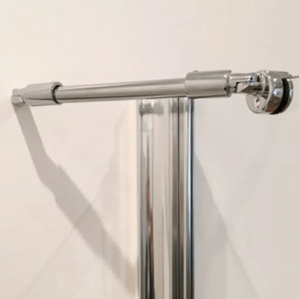 Coram Optima 6 3 Sided Fixing Bracket Pack - Chrome - OPFBW0C - TAP 'N' SHOWER