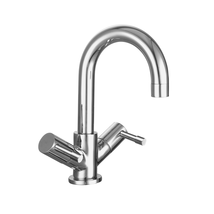 Nuie Series Two Chrome Contemporary Mono Basin Mixer - FJ317