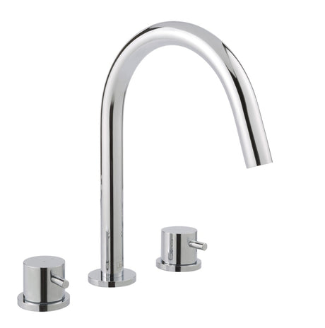 JTP Florence 3 Hole Bath Filler - Chrome - 55095