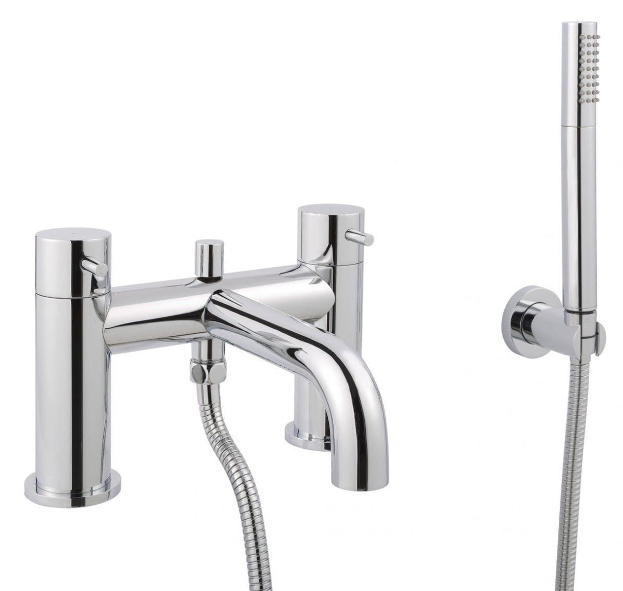 JTP Florence Bath Shower Mixer with Kit - Chrome - 55275 - TAP 'N' SHOWER