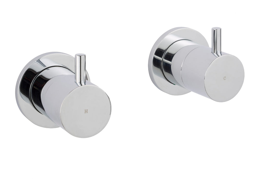 JTP Florence Wall Manual Valves - Chrome - 55089