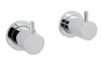 JTP Florence Wall Manual Valves - Chrome - 55089