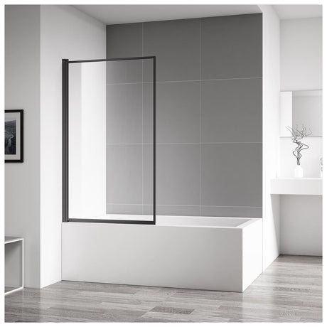 Frontline Aquaglass Velar Bath Screen - Clear - BE2858 - TAP 'N' SHOWER