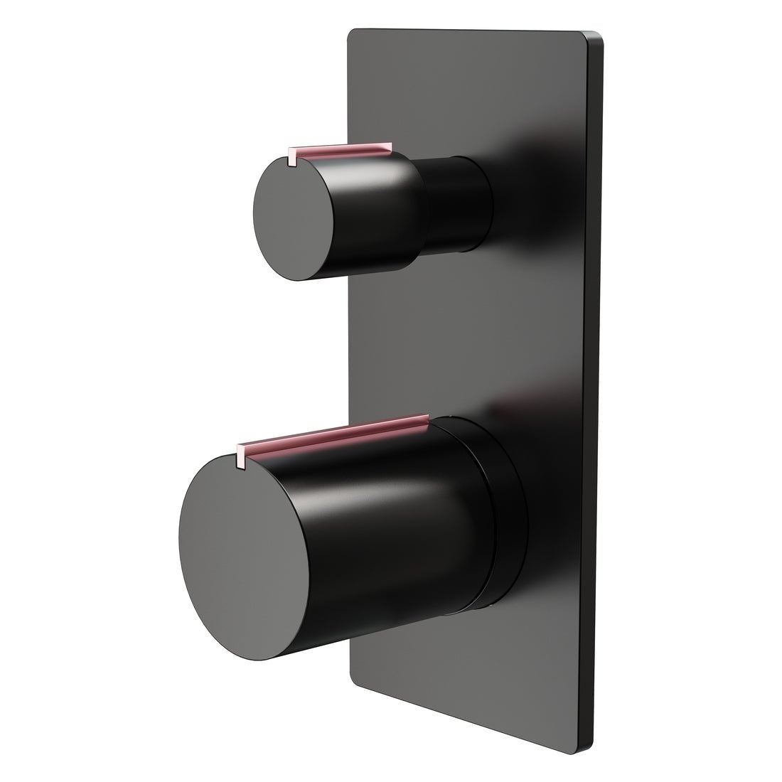 Frontline Aquaflow Velar 2 Way Shower Valve - Black - BIQ230148GBFG - TAP 'N' SHOWER