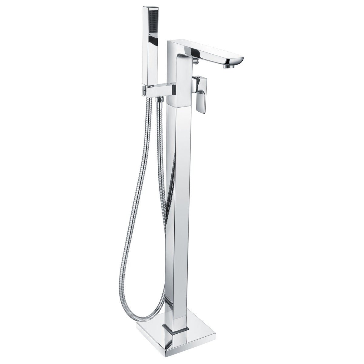 Frontline Aquaflow Alto Free Standing Bath Shower Mixer Tap - Chrome - BIQALT07 - TAP 'N' SHOWER