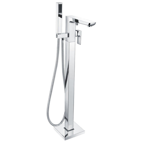 Frontline Aquaflow Alto Free Standing Bath Shower Mixer Tap - Chrome - BIQALT07 - TAP 'N' SHOWER