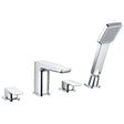 Frontline Aquaflow Alto 4 Hole Bath Shower Mixer Tap - Chrome - BIQALT08 - TAP 'N' SHOWER