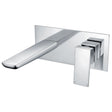 Frontline Aquaflow Alto Wall Mounted Basin Mixer Tap - Chrome - BIQALT11 - TAP 'N' SHOWER