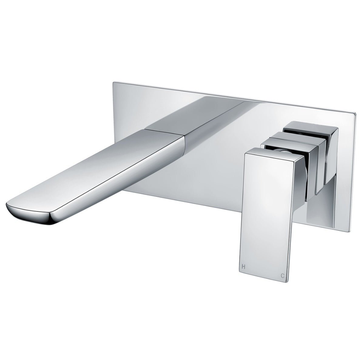 Frontline Aquaflow Alto Wall Mounted Basin Mixer Tap - Chrome - BIQALT11 - TAP 'N' SHOWER