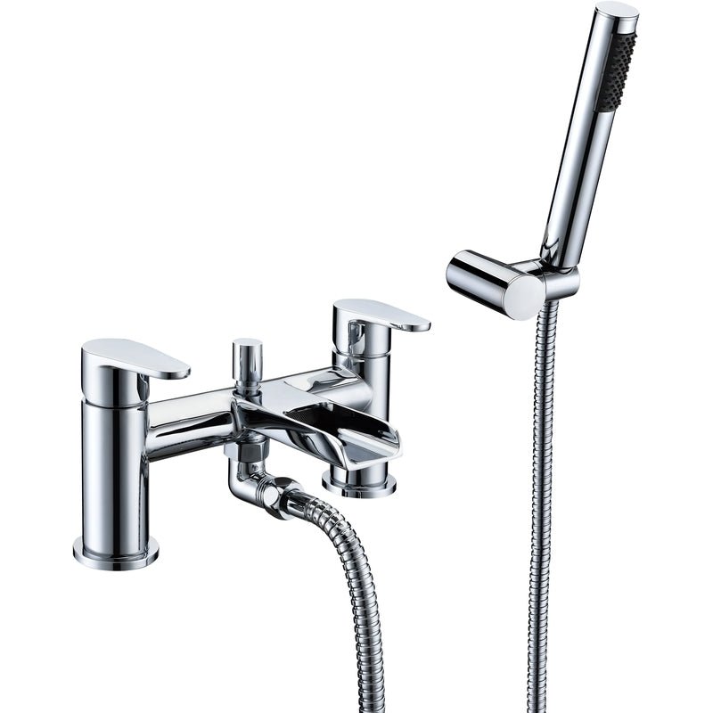 Frontline Aquaflow Ballini Bath Shower Mixer - Chrome - BIQBAL01 - TAP 'N' SHOWER