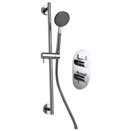 Frontline Aquaflow Ballini Shower Pack 1 - Chrome - BIQBSP3 - TAP 'N' SHOWER