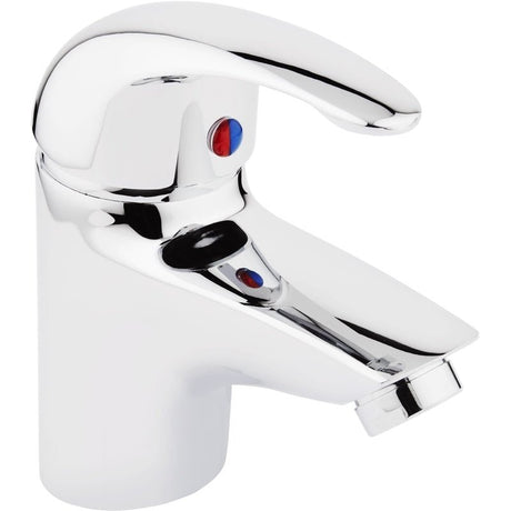 Frontline Aquaflow Compact Mono Basin Mixer with Click Clack Waste - BIQCO03 - TAP 'N' SHOWER