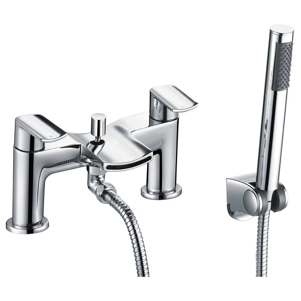 Frontline Aquaflow Coda Bath Shower Mixer Tap - Chrome - BIQCOD01 - TAP 'N' SHOWER