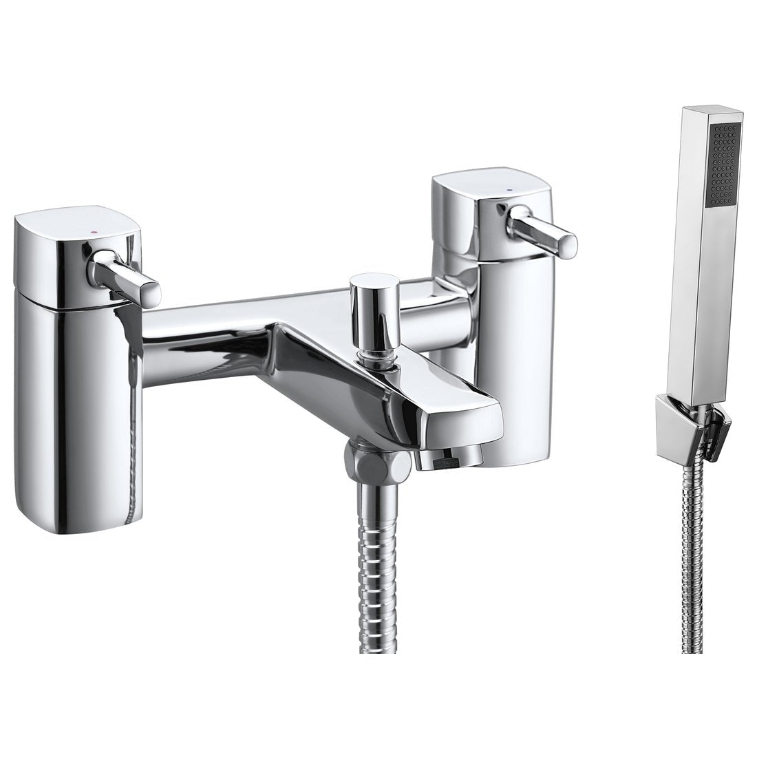 Frontline Aquaflow Cubix2 Bath Shower Mixer - Chrome - BIQCX01 - TAP 'N' SHOWER