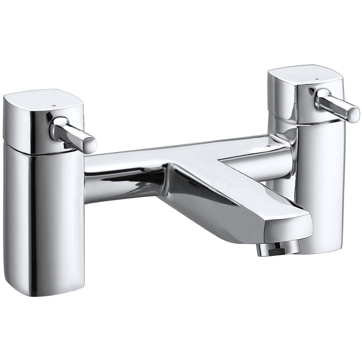 Frontline Aquaflow Cubix2 Bath Filler - Chrome - BIQCX02 - TAP 'N' SHOWER